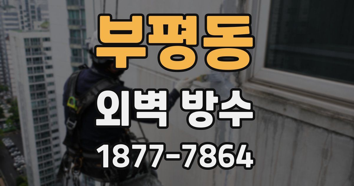 부평동 외벽 방수