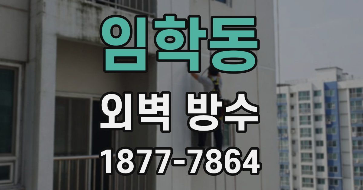 임학동 외벽 방수