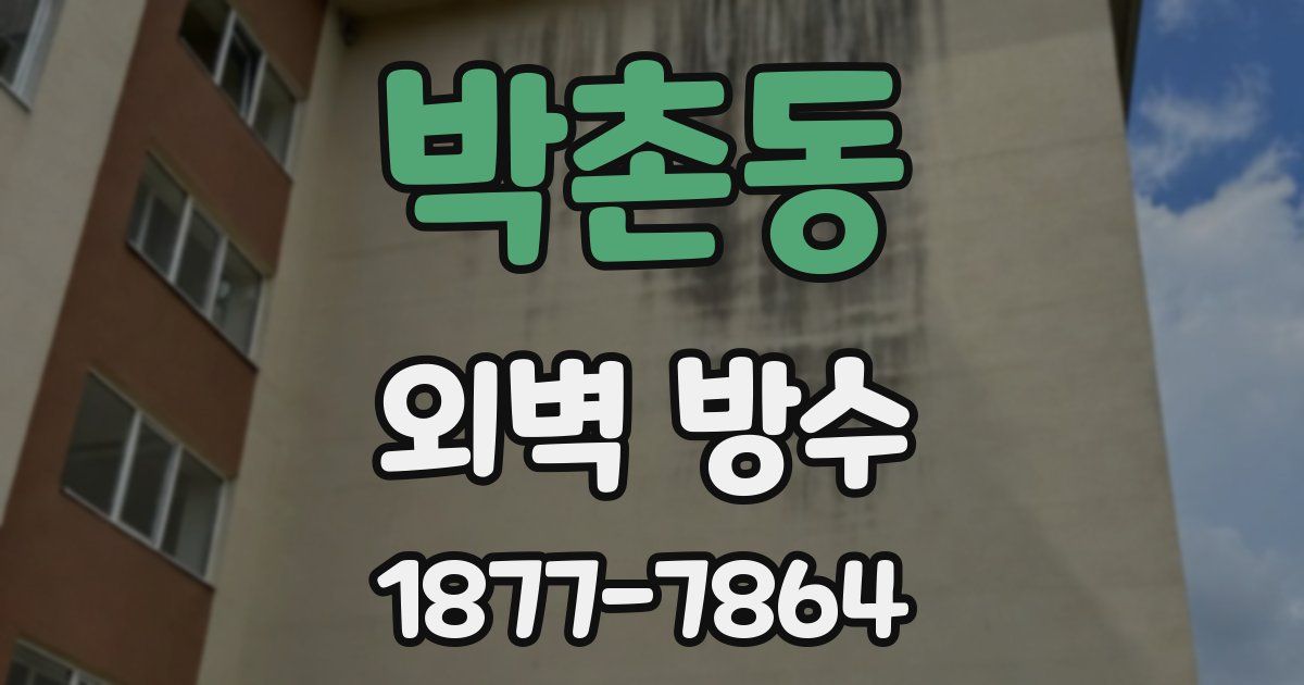 박촌동 외벽 방수