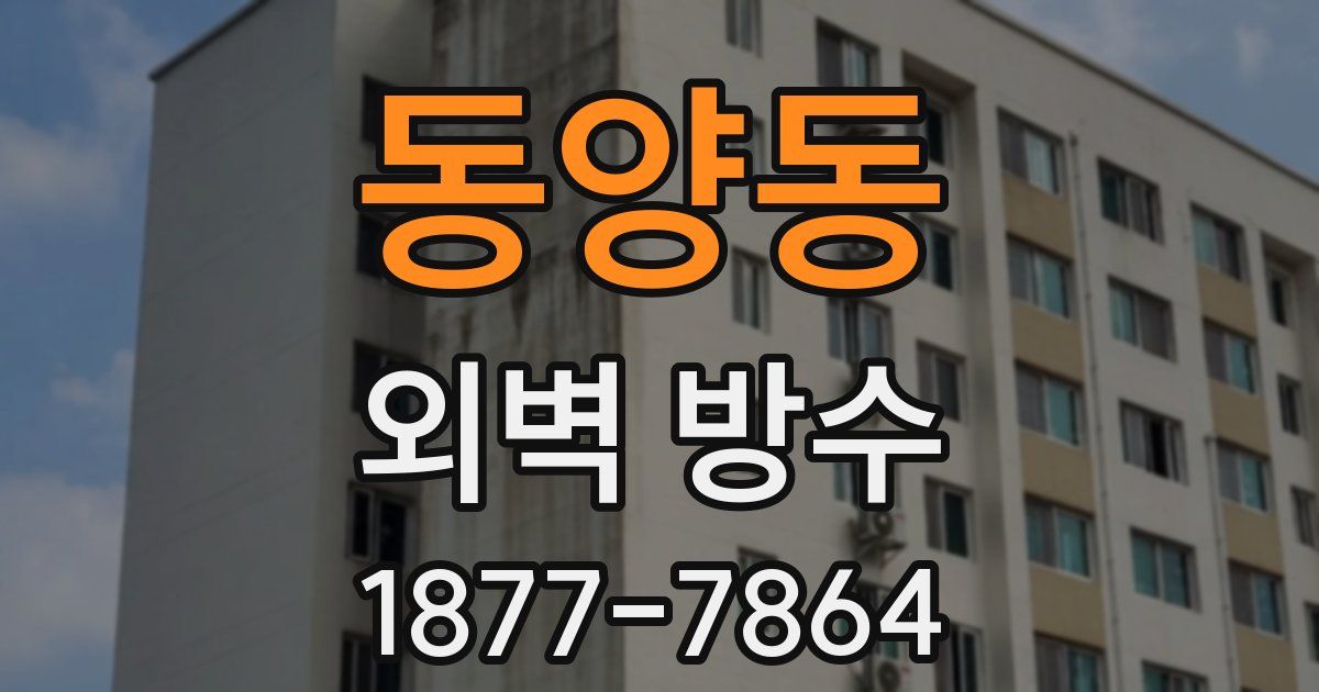 동양동 외벽 방수