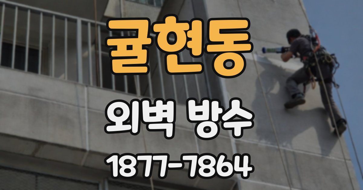 귤현동 외벽 방수