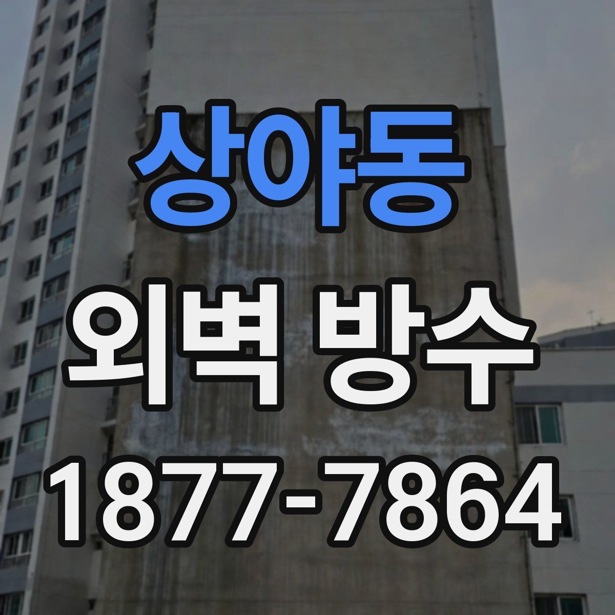 상야동 외벽 방수