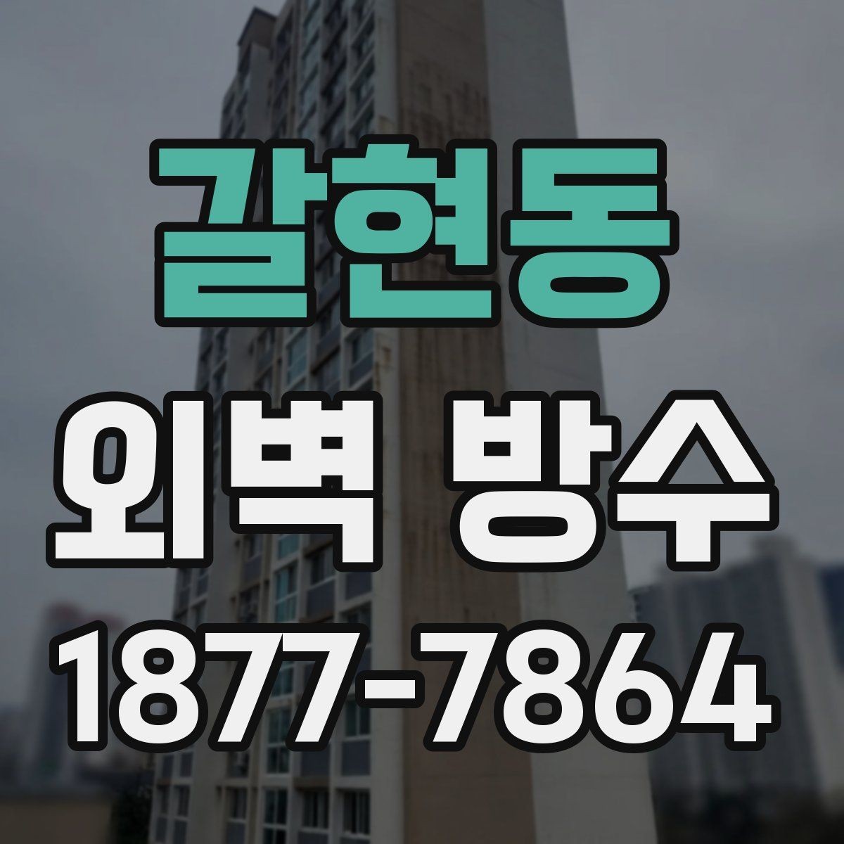 갈현동 외벽 방수 비용을 살펴볼 때 확인할 점