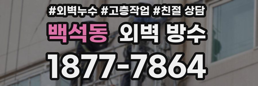 백석동 외벽 방수