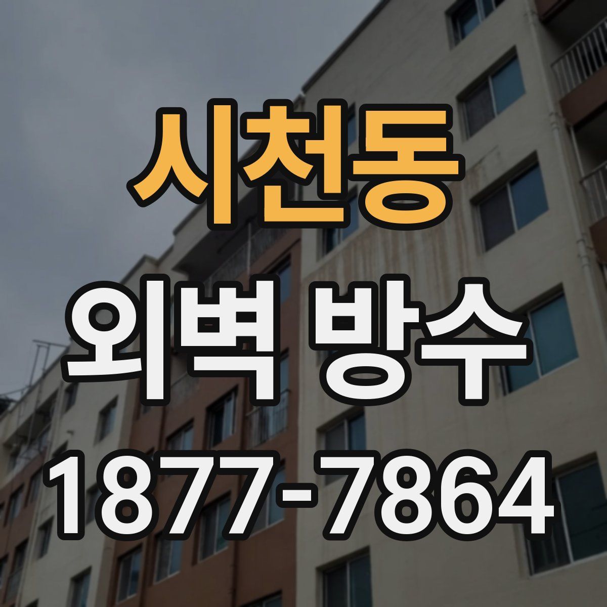 시천동 외벽 방수
