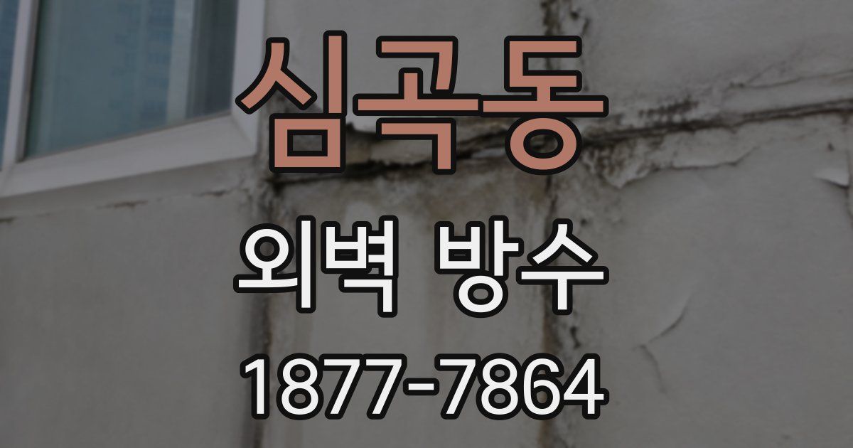 심곡동 외벽 방수