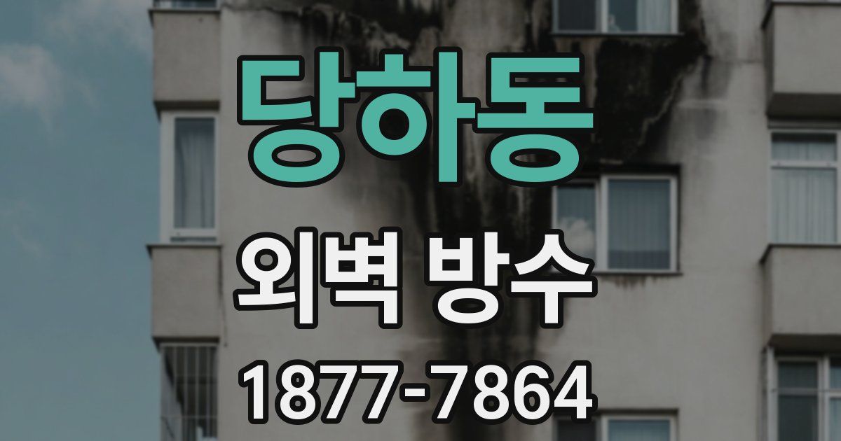당하동 외벽 방수