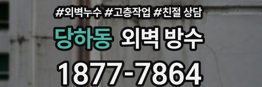 당하동 외벽 방수