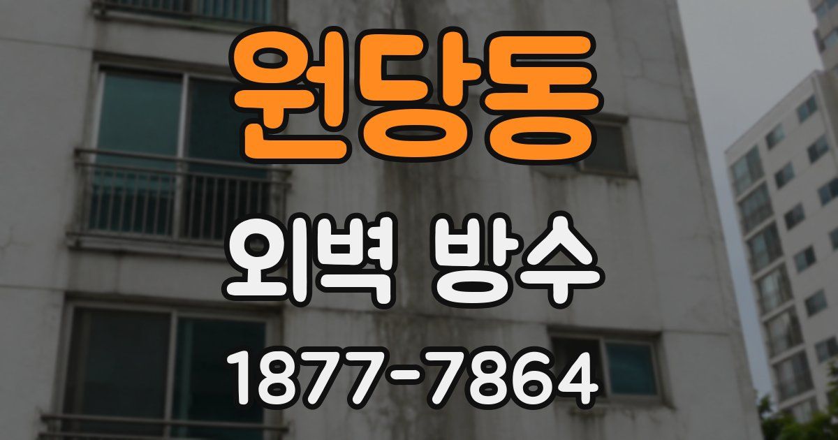 원당동 외벽 방수