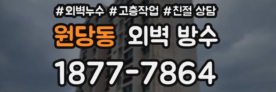 원당동 외벽 방수
