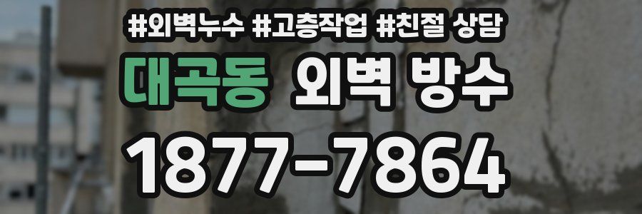 대곡동 외벽 방수