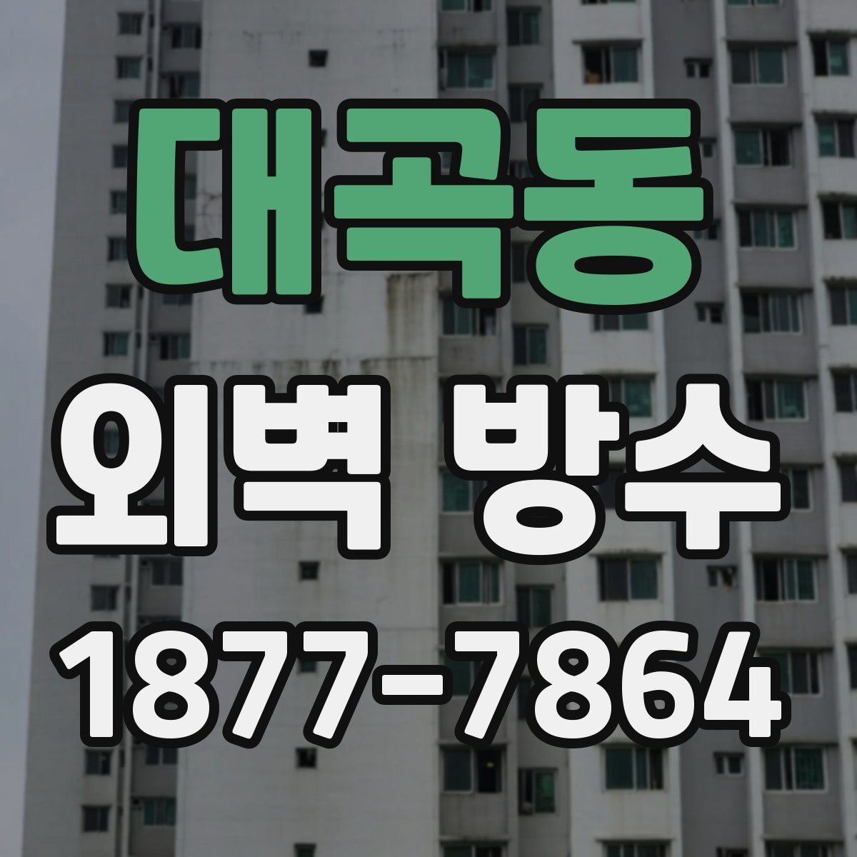 대곡동 외벽 방수