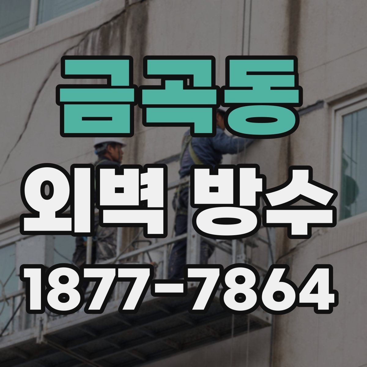 금곡동 외벽 방수 시공 전 주변 환경을 확인해야 하는 이유