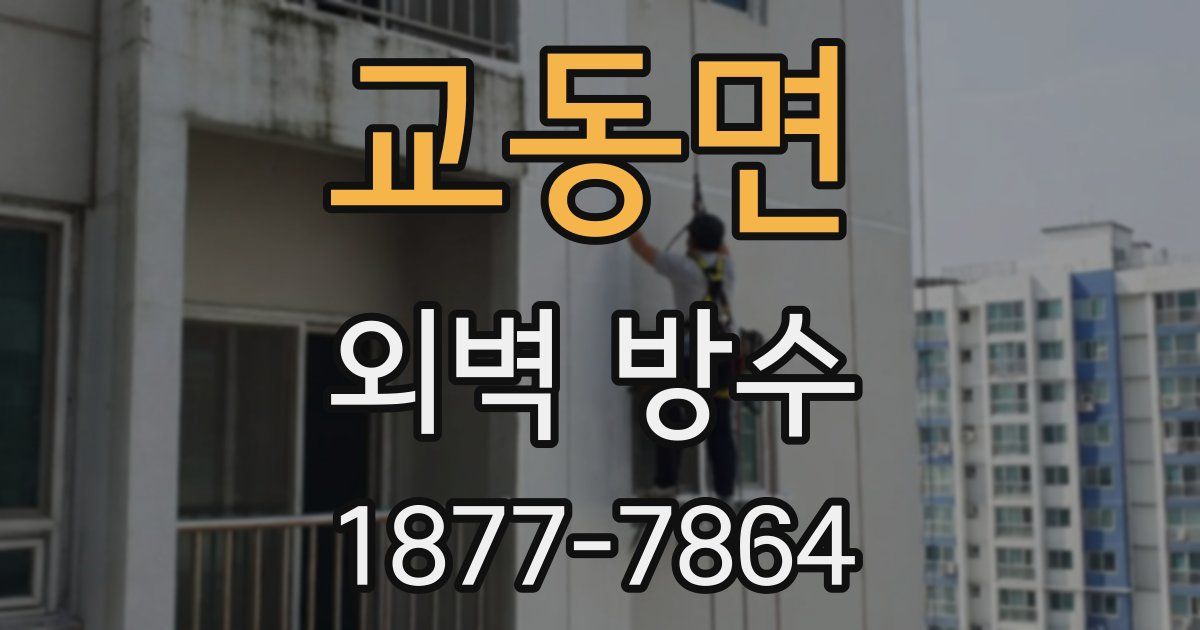 교동면 외벽 방수