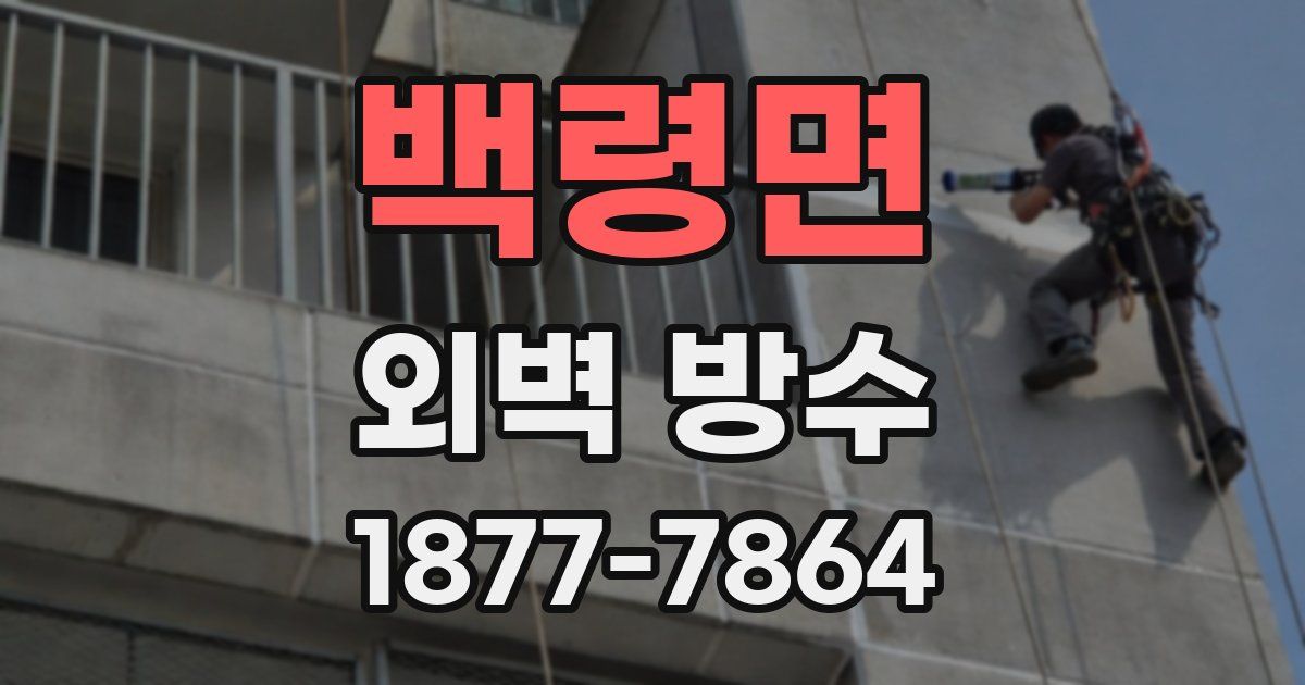 백령면 외벽 방수