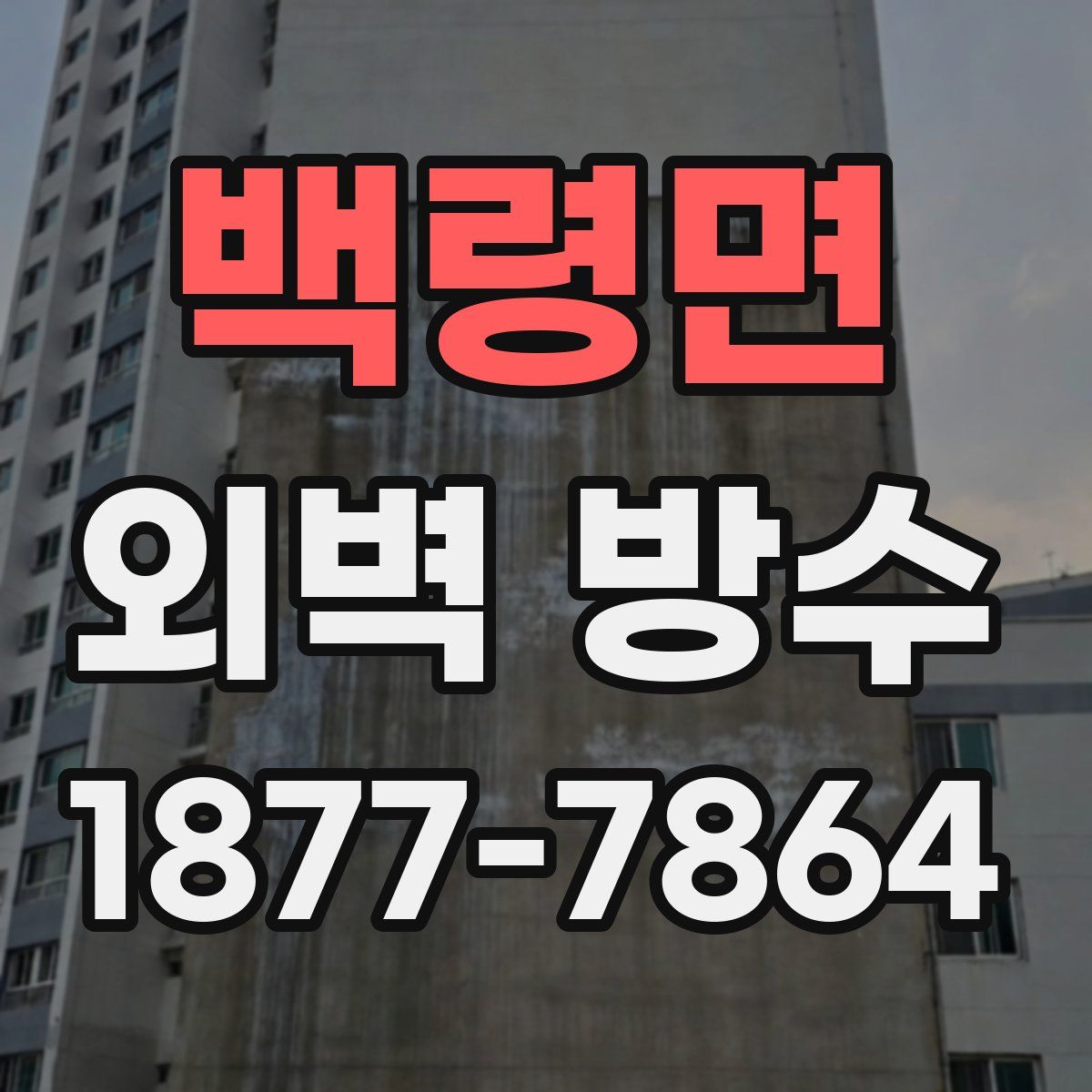 백령면 외벽 방수