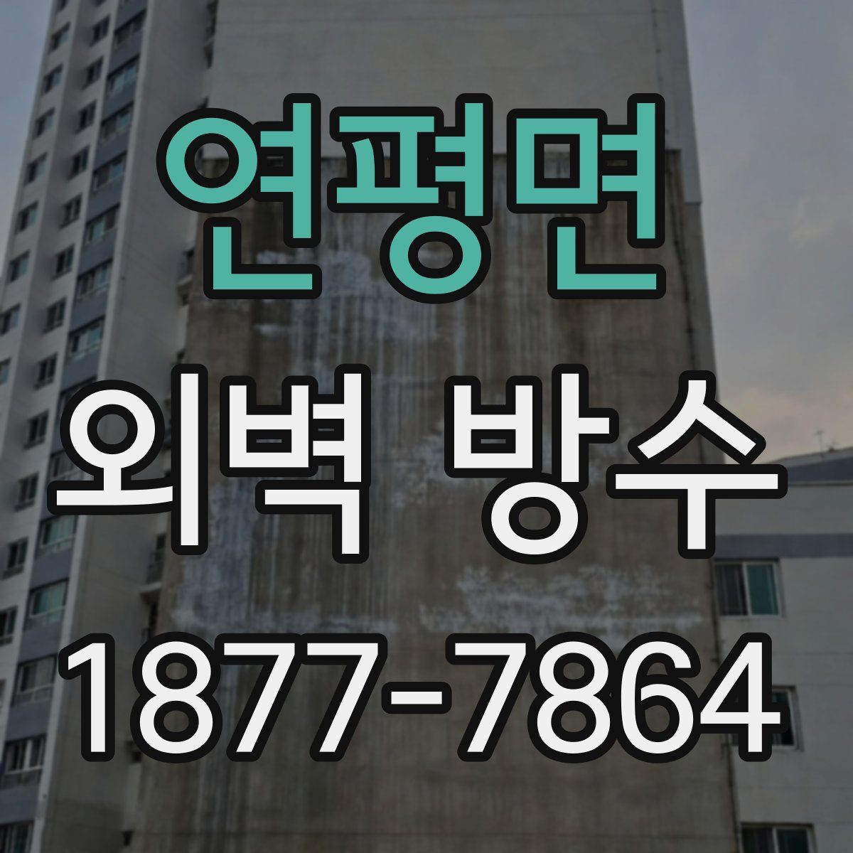 연평면 외벽 방수