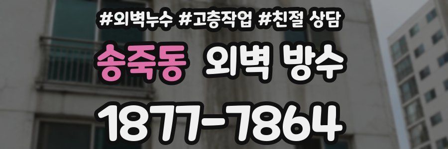 송죽동 외벽 방수