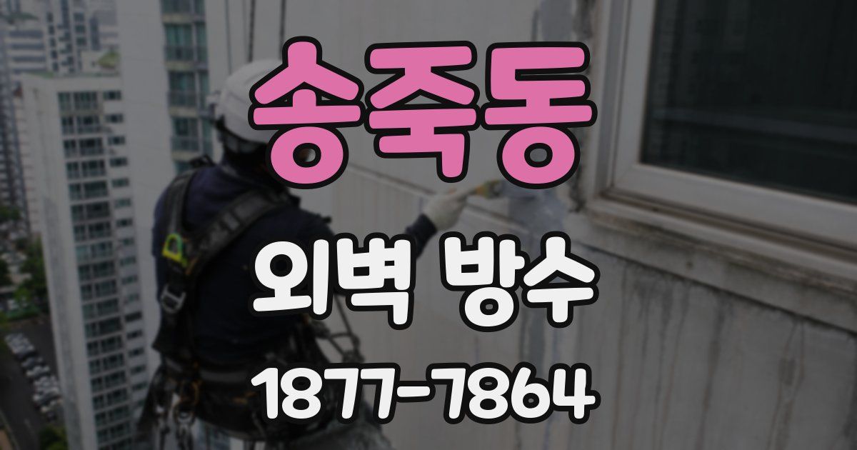 송죽동 외벽 방수
