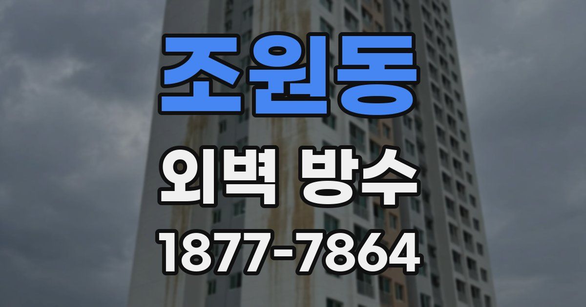 조원동 외벽 방수