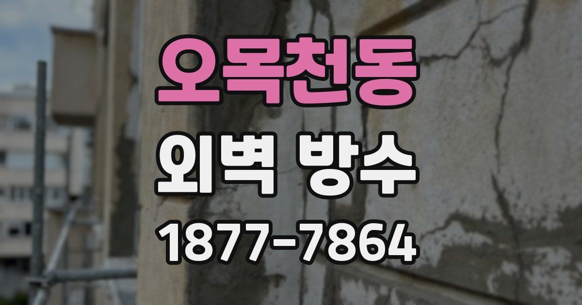 오목천동 외벽 방수
