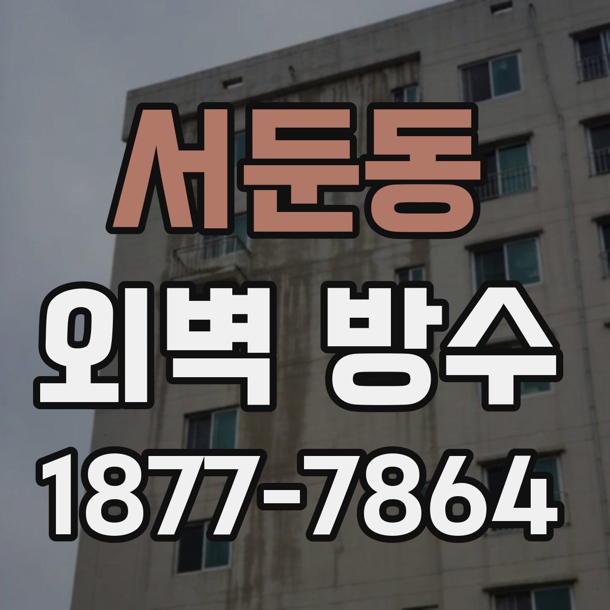 서둔동 외벽 방수