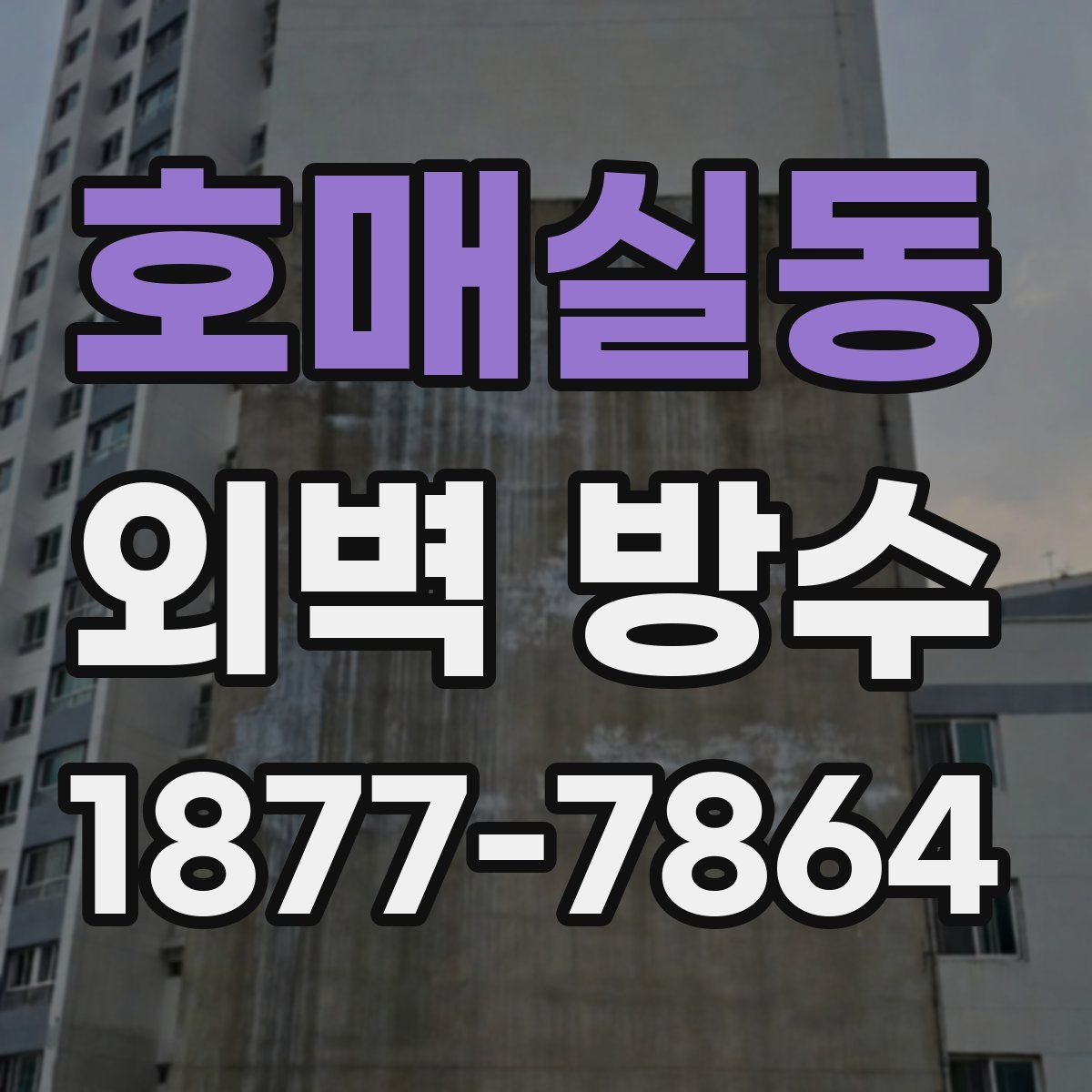 호매실동 외벽 방수