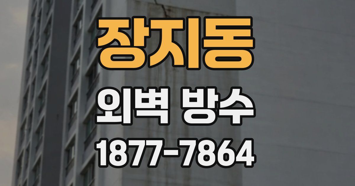 장지동 외벽 방수