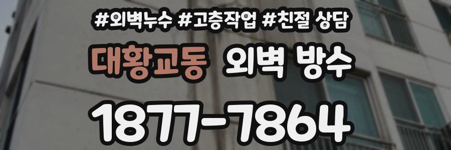 대황교동 외벽 방수
