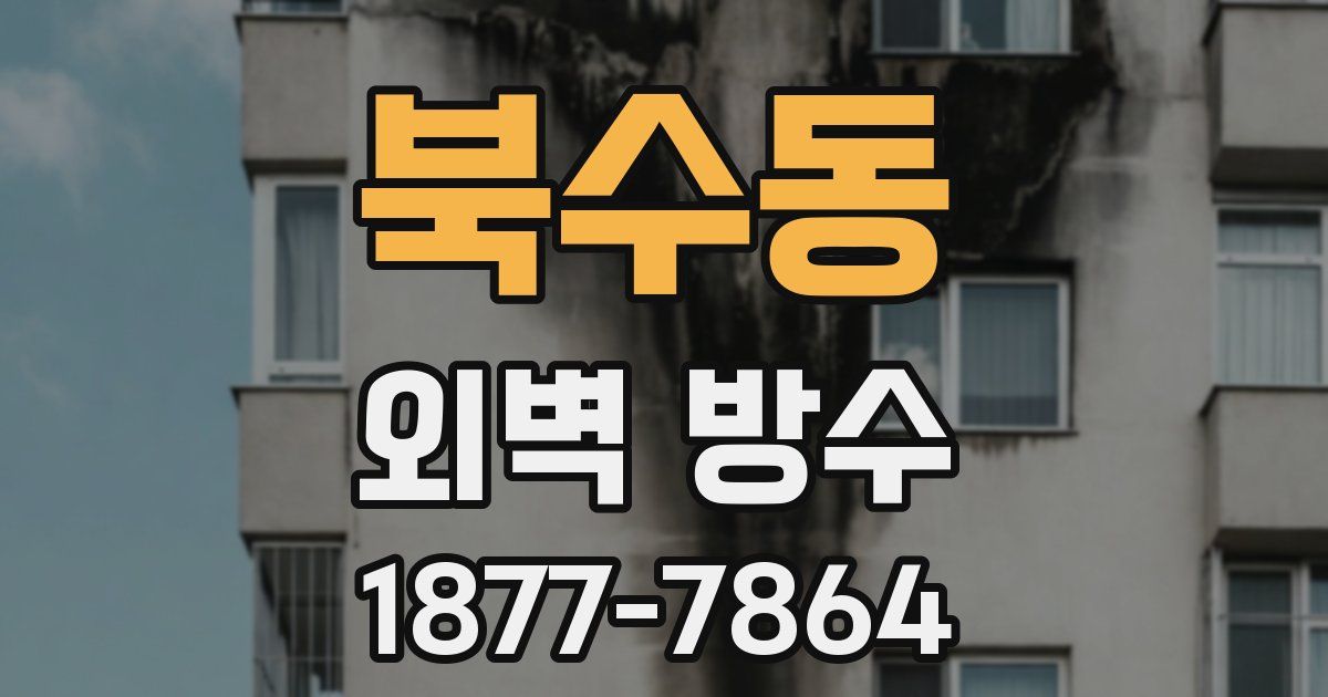 북수동 외벽 방수