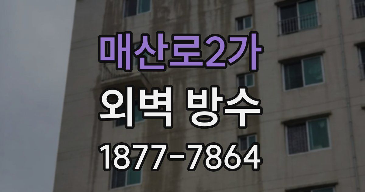 매산로2가 외벽 방수