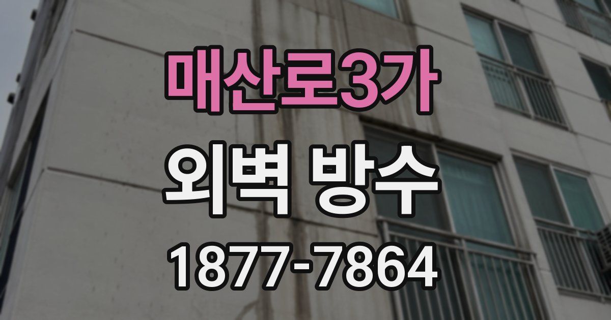 매산로3가 외벽 방수