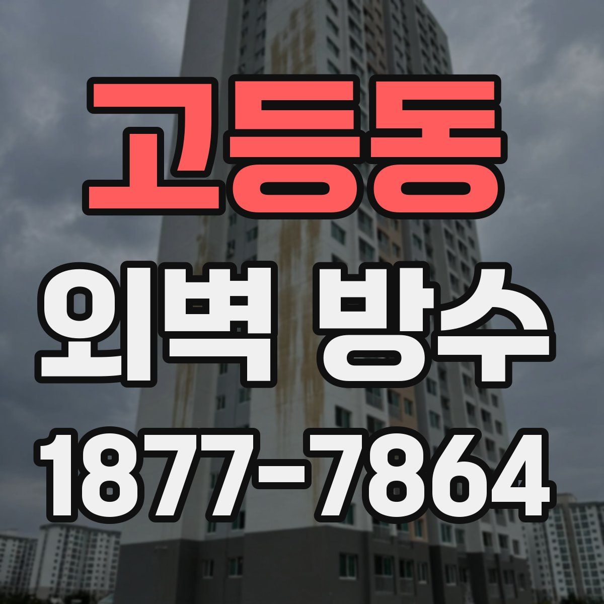 고등동 외벽 방수
