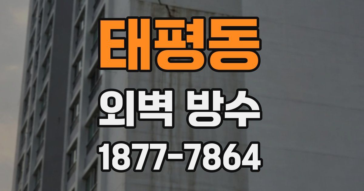 태평동 외벽 방수