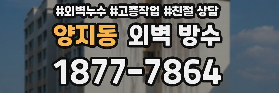 양지동 외벽 방수
