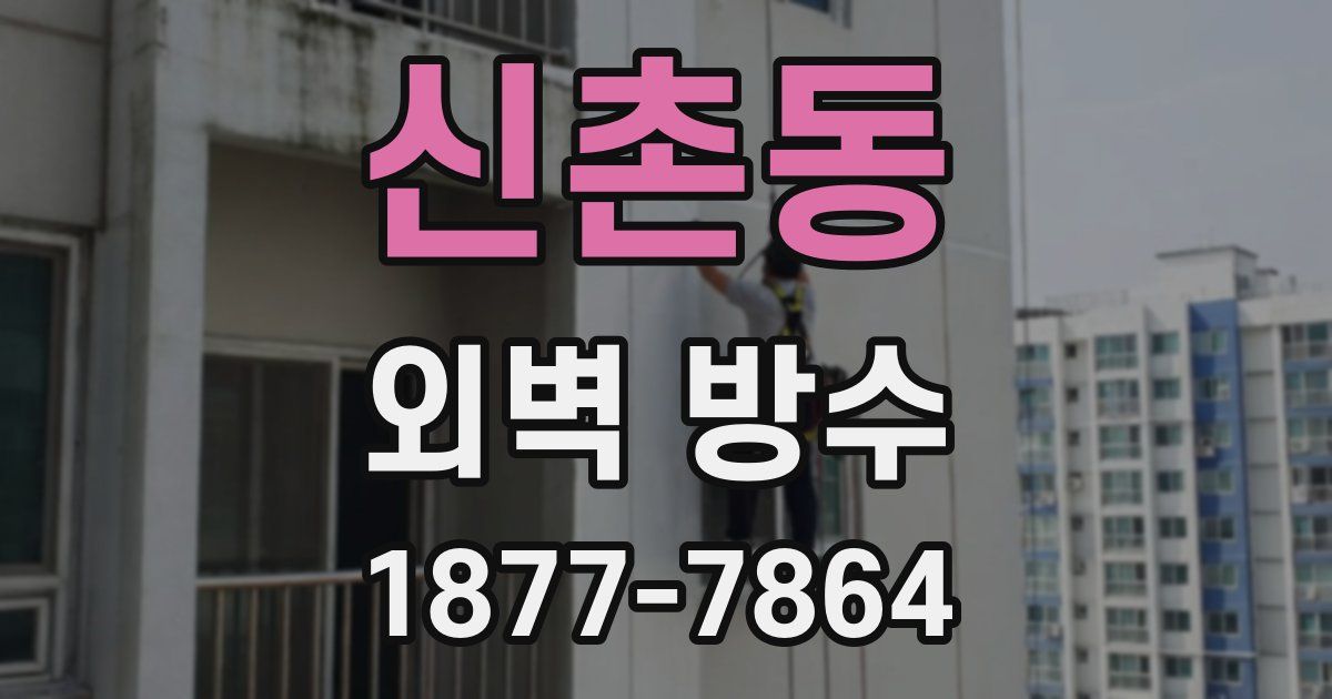 신촌동 외벽 방수