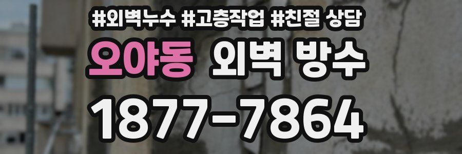 오야동 외벽 방수