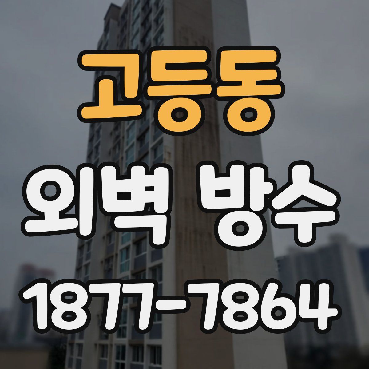 고등동 외벽 방수