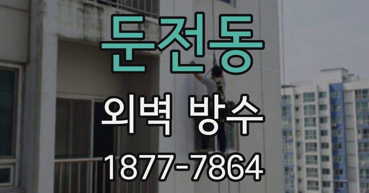 둔전동 외벽 방수