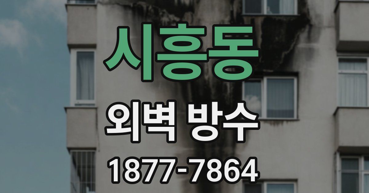 시흥동 외벽 방수