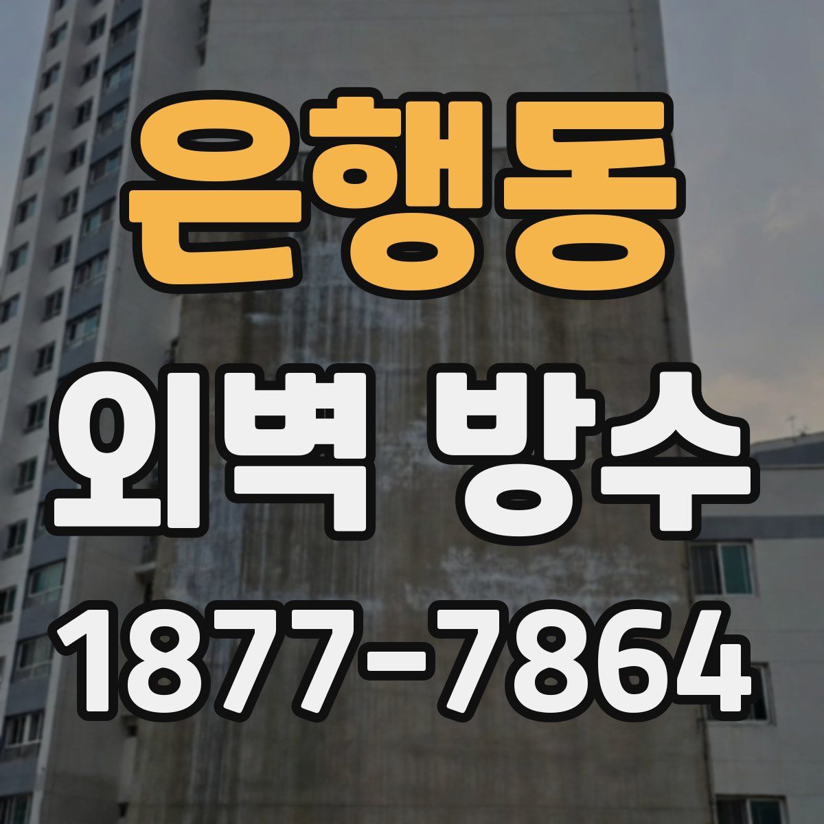 은행동 외벽 방수
