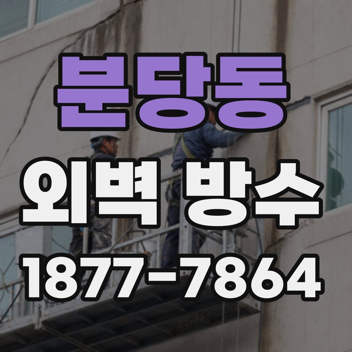 분당동 외벽 방수