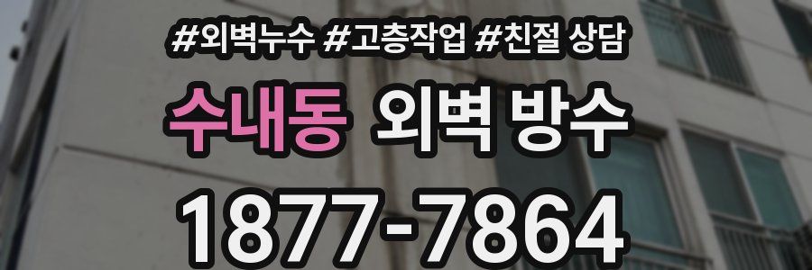 수내동 외벽 방수