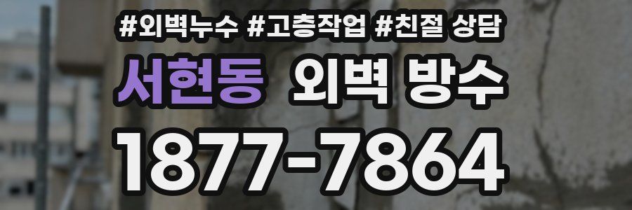 서현동 외벽 방수