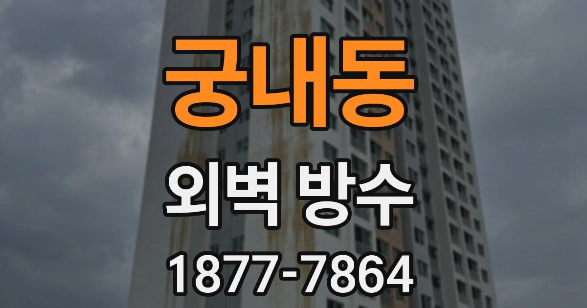 궁내동 외벽 방수