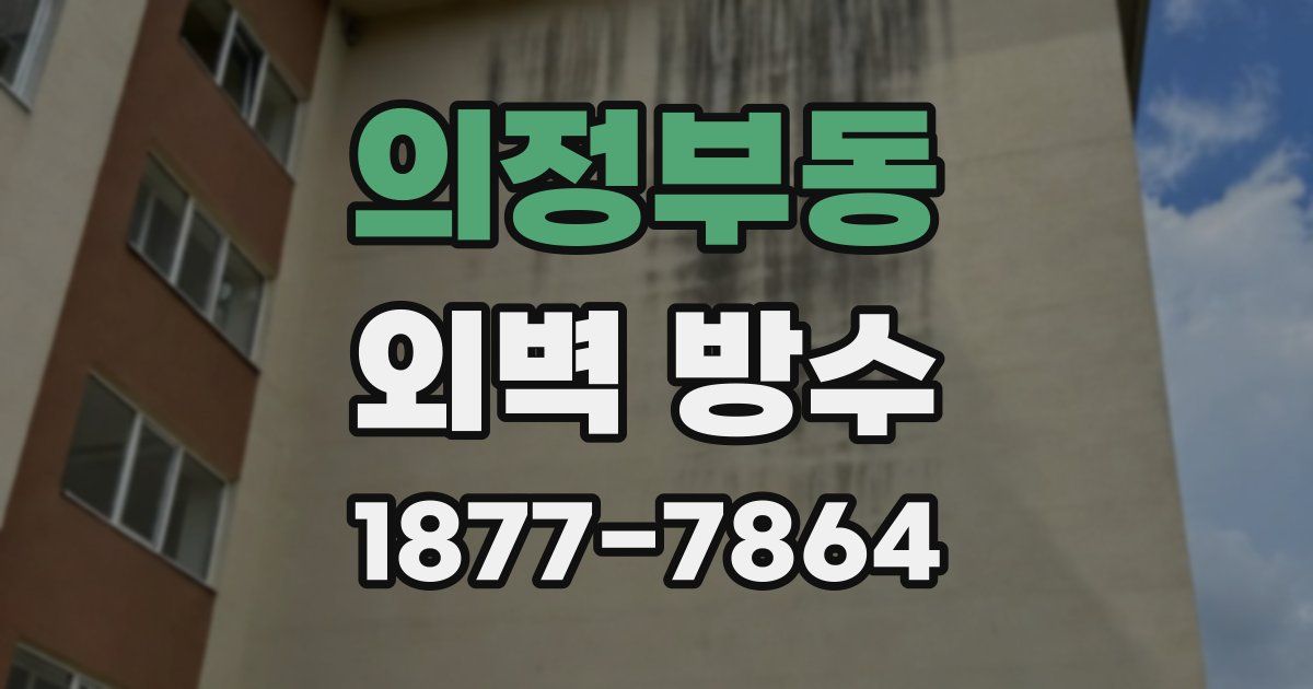 의정부동 외벽 방수