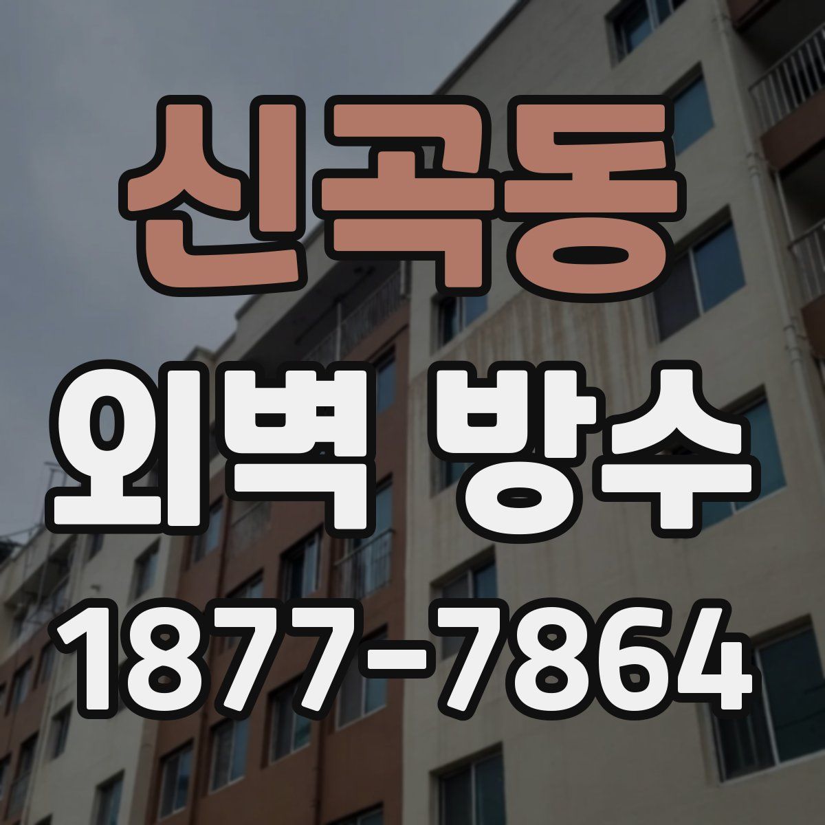 신곡동 외벽 방수