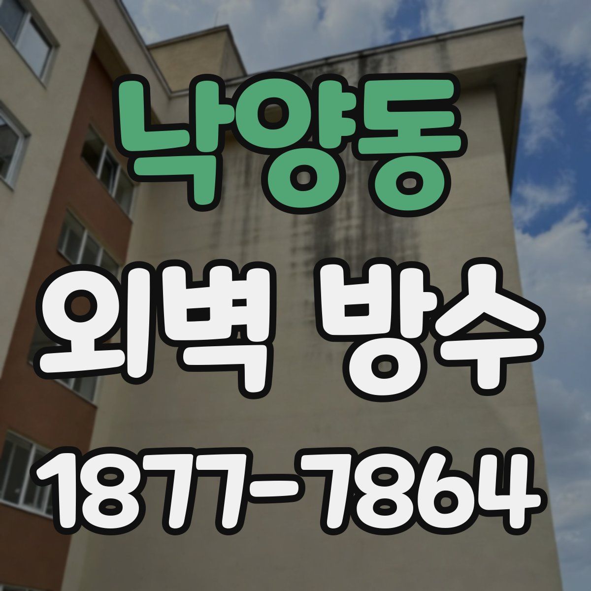 낙양동 외벽 방수