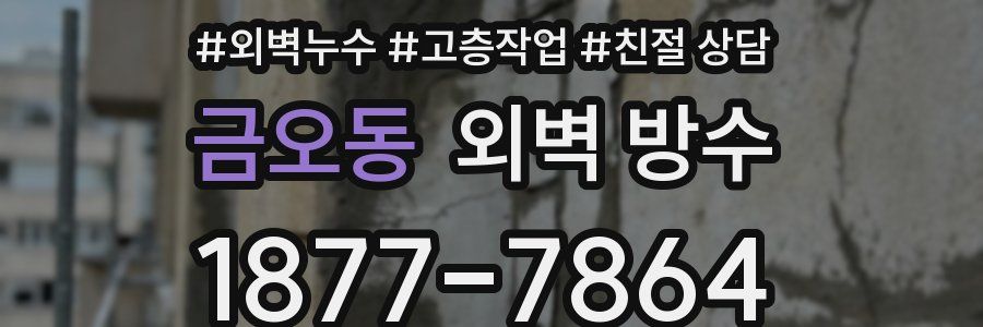 금오동 외벽 방수