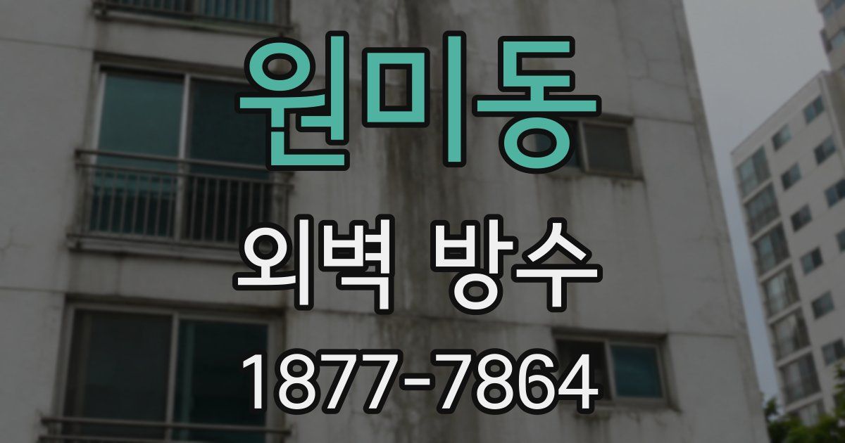 원미동 외벽 방수
